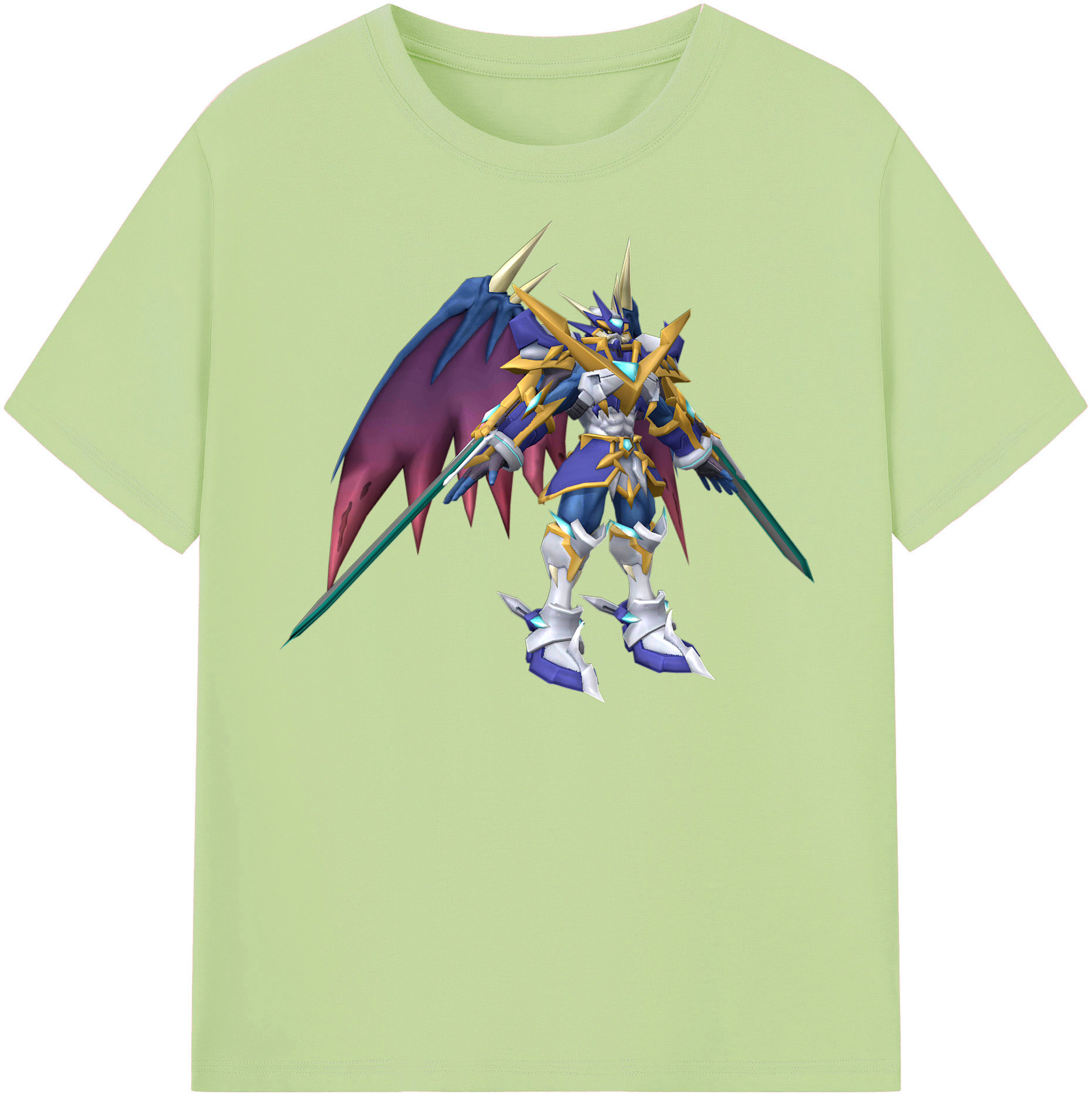 （画像用） Digimon デジタルモンスター/デジモン 綿100％半袖Tシャツ（フロントプリント）
